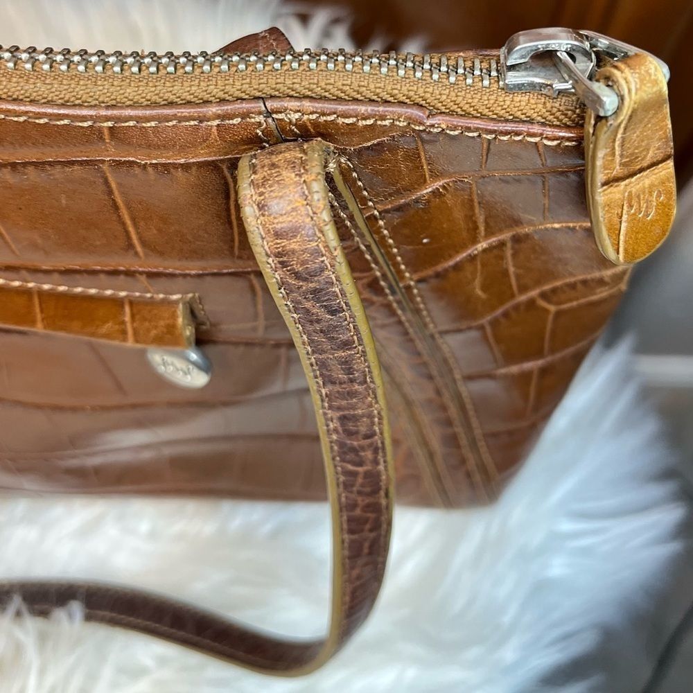 Monsac Leather Snakeskin Bag Shoulder Purse​​​ - Picture 5 of 15